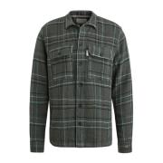 Cast Iron Våffel Check Overshirt Regular Fit Multicolor, Herr