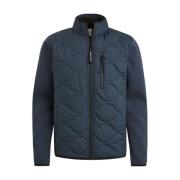 Cast Iron Interlock Zip Jacket Blue, Herr