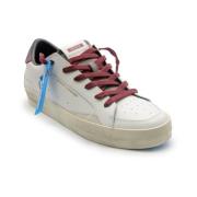 Crime London Vita läder SK8 Deluxe sneakers White, Herr