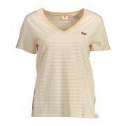 Levi's Beige V-ringad T-shirt Beige, Dam