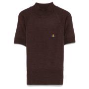 Vivienne Westwood Brun Turtleneck Topp för Kvinnor Brown, Dam