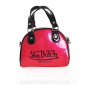 VON Dutch Rosa Jazz Bowling Handväska Pink, Dam