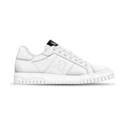 Armani Exchange Vita Sneakers för en stilren look White, Herr