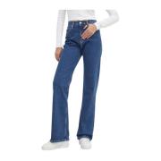 Calvin Klein Jeans Stiliga Denimbyxor Blue, Dam