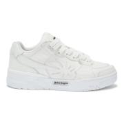 Palm Angels Vit lädersneaker med urtag White, Herr