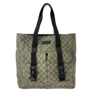 Gucci Vintage Pre-owned Canvas gucci-vskor Brown, Dam