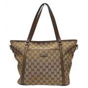 Gucci Vintage Pre-owned Canvas gucci-vskor Brown, Dam