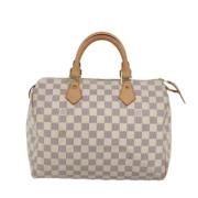 Louis Vuitton Vintage Pre-owned Canvas louis-vuitton-vskor White, Dam