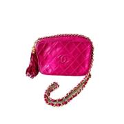 Chanel Vintage Pre-owned Laeder chanel-vskor Pink, Dam