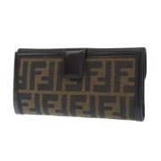 Fendi Vintage Pre-owned Canvas plnbcker Brown, Herr