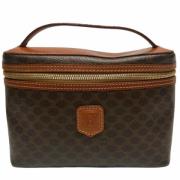 Celine Vintage Pre-owned Canvas handvskor Brown, Dam