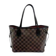 Louis Vuitton Vintage Pre-owned Canvas axelremsvskor Brown, Dam