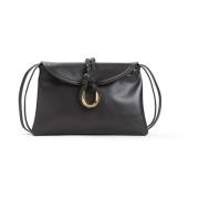 Bottega Veneta Fondant Brass Liberta Väska Black, Dam