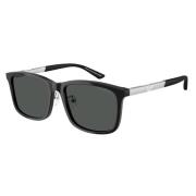 Emporio Armani Ea4241D Solglasögon, Mörkgrå Linser Black, Herr