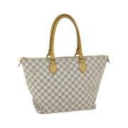 Louis Vuitton Vintage Pre-owned Canvas louis-vuitton-vskor White, Dam