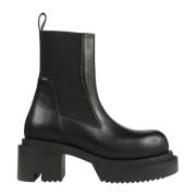 Rick Owens Stilig Beatle Bogun Läderjacka Black, Herr