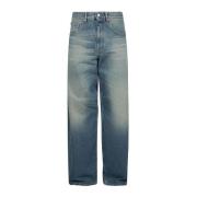 MM6 Maison Margiela Klassiska Denim Jeans med Fem Fickor Blue, Herr