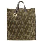 Fendi Vintage Pre-owned Canvas fendi-vskor Brown, Dam