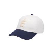 Études Navy White Booster Patch Baseball Cap White, Unisex