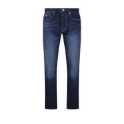 Emporio Armani Denim Blå Fickbyxor Blue, Herr