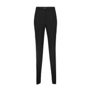 Gucci Slim Tailored Trousers Black, Dam