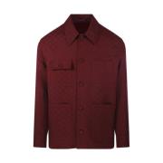 Gucci Röd Blouson Jacka Red, Herr