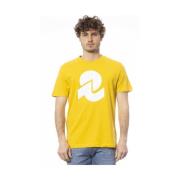 Invicta Gul Bomull Logo Print T-shirt Yellow, Herr