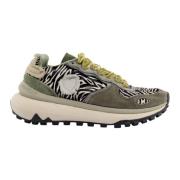 Satorisan Zebra Print Casual Sneakers Multicolor, Dam