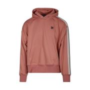 Palm Angels Rosa Svart Monogram Track Hoody Pink, Herr