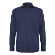 Boggi Milano Regular Fit Bomull Jersey Pikétröja Blue, Herr