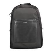 Calvin Klein Svart herrryggsäck med laptopfack Black, Unisex