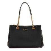 Guess Stilfull Dam Carryall Handväska Black, Dam