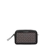 John Richmond Logo Contrast Clutch med dragkedja Black, Dam