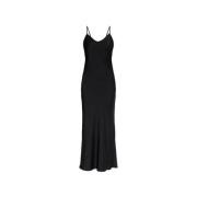 AllSaints Klänning Bryony Maxi Black, Dam