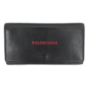 Balenciaga Vintage Pre-owned Laeder plnbcker Black, Herr