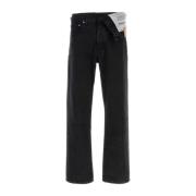 Y/Project Svarta Denim Jeans Black, Herr