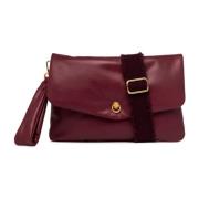 Gianni Chiarini Elegant Bordeaux Läder Handväska Aw24 Brown, Dam