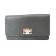 Fendi Vintage Pre-owned Laeder plnbcker Gray, Dam