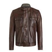 Belstaff Legacy Handvaxad Läderjacka Brown, Herr