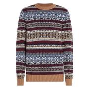 Tommy Hilfiger Fairisle Ullblandning Gåvotröja Multicolor, Herr