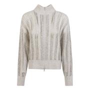 Brunello Cucinelli Cardigan Sweaters för Kvinnor Gray, Dam