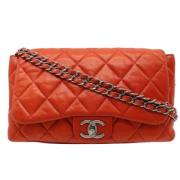 Chanel Vintage Pre-owned Laeder chanel-vskor Orange, Dam