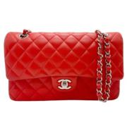 Chanel Vintage Pre-owned Laeder chanel-vskor Red, Dam