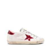 Golden Goose Super Star Lädersneakers White, Dam