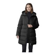 Junge Quiltad Dunjakke Kris Comfort Fit Svart Black, Dam