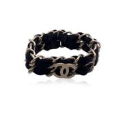 Chanel Vintage Pre-owned Metall chanel-smycken Black, Dam