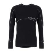 ROA Stretch Nylon Svart T-shirt Black, Herr