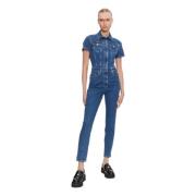 Tommy Hilfiger Denim Byxor med Dragkedja Blue, Dam