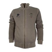 Aeronautica Militare Militär luftfart bomulls sweatshirt med brodyr i ...