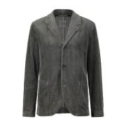 Hannes Roether Cord Blazer Stilren Bekväm Modern Chic Gray, Herr